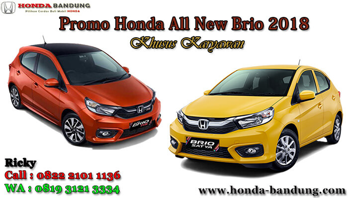 Promo Honda All New Brio 2018 Khusus Karyawan