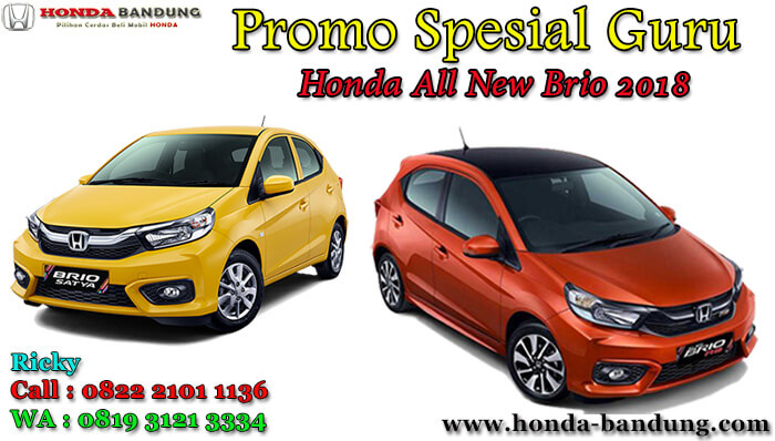 Promo Spesial Guru Honda All New Brio 2018