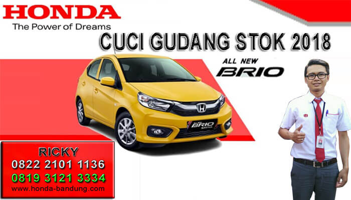 Cuci Gudang Stok 2018 All New Honda Brio