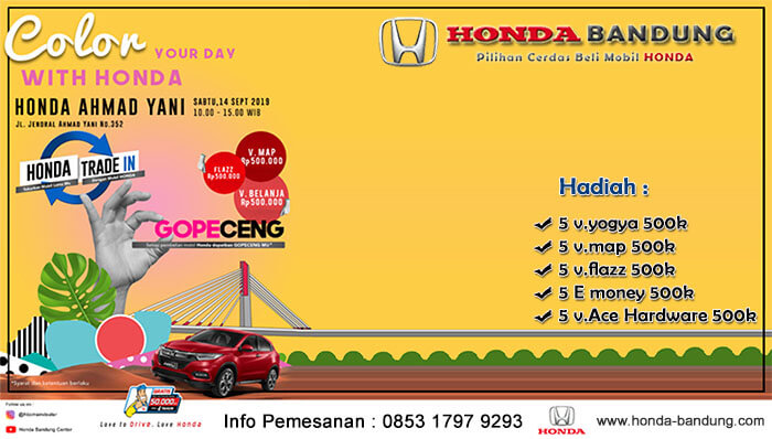 Promo September Honda Ahmadyani Bandung
