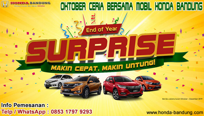 OKTOBER CERIA BERSAMA MOBIL HONDA BANDUNG