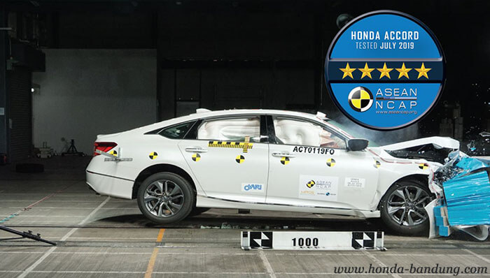 ALL NEW HONDA ACCORD RAIH 5 BINTANG DARI ASEAN NCAP