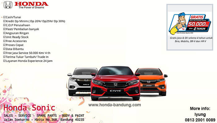 PROMO HONDA AWAL TAHUN 2020