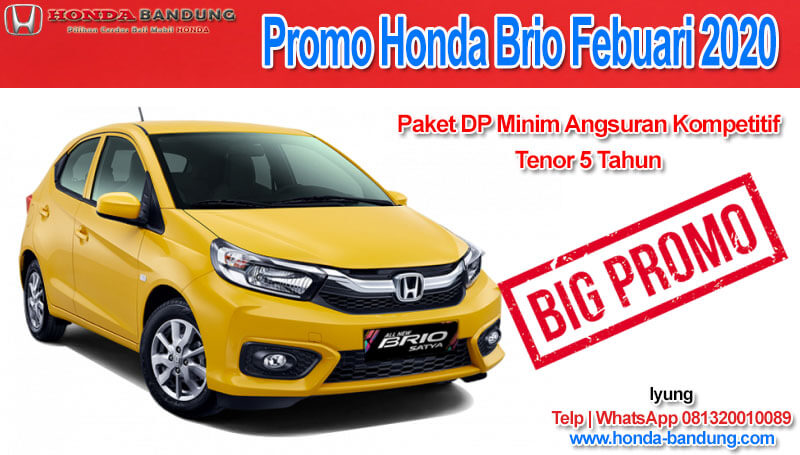 Promo Honda Brio Febuari 2020