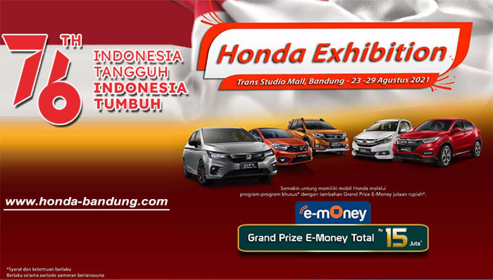 Honda Exhibition Trans Studio Mall Bandung Agustus 2021