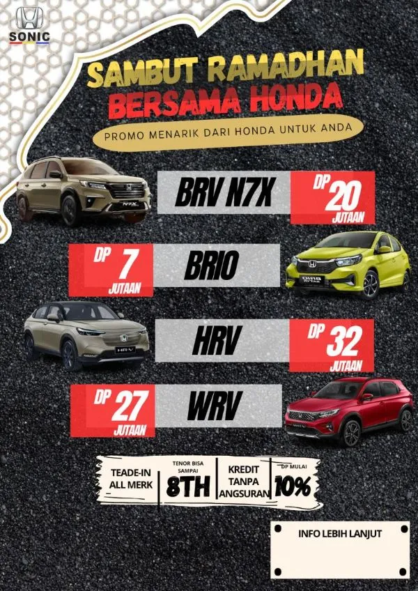 Promo honda sonic bandung