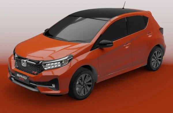 honda brio-Phoenix Orange Pearl Two Tone