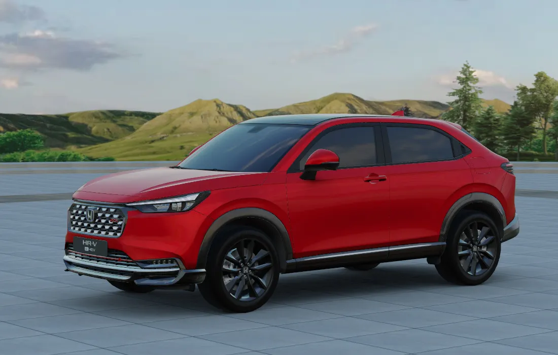 Honda HRV warna-Ignite Red Metallic (Type RS)