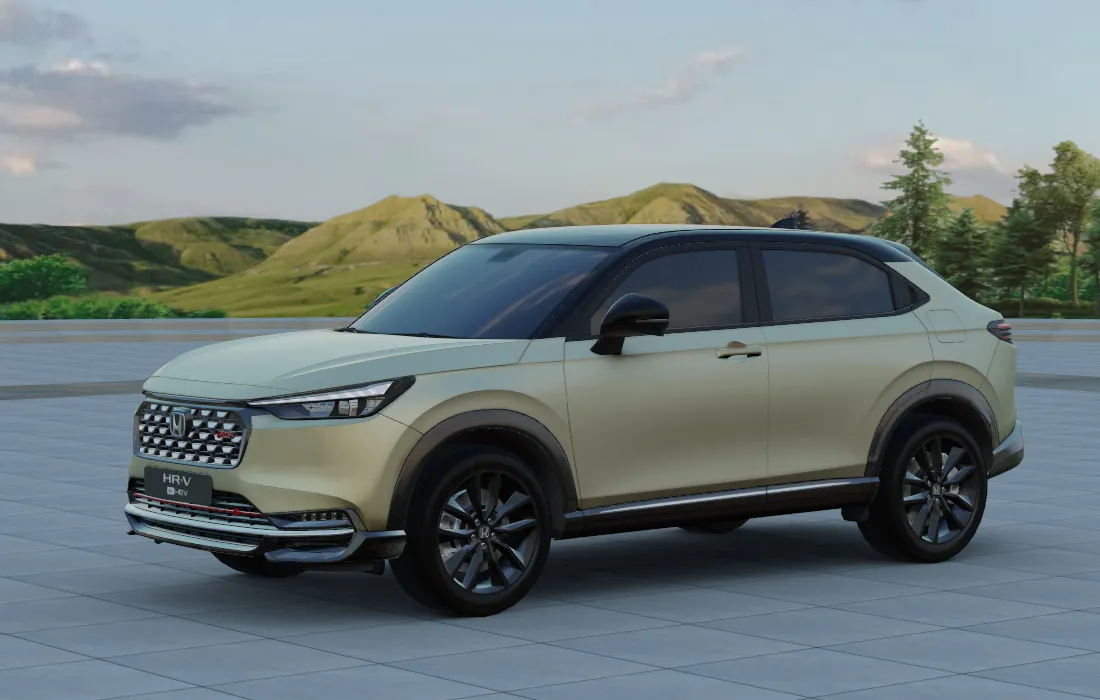 Honda HRV warna-Sand Khaki Pearl Two Tone