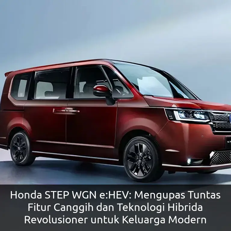 Honda STEP WGN e:HEV: Mengupas Tuntas Fitur Canggih dan Teknologi Hibrida Revolusioner untuk Keluarga Modern
